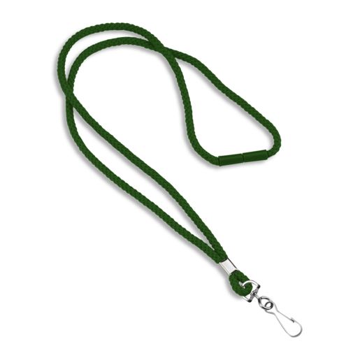 Round Woven Blank Polyester Lanyards with Breakaway