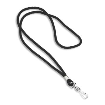 Made in the USA Blank Round Woven Lanyard