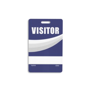 Visitor Card with Signature Panel