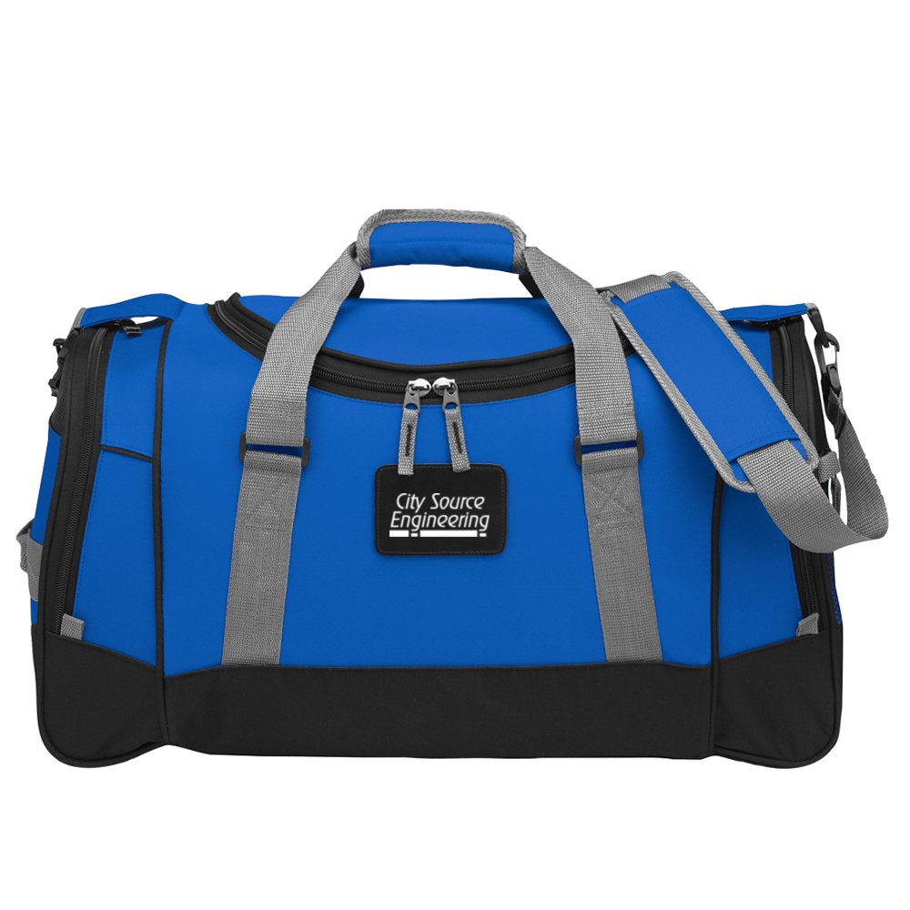 duffle bag with end pockets