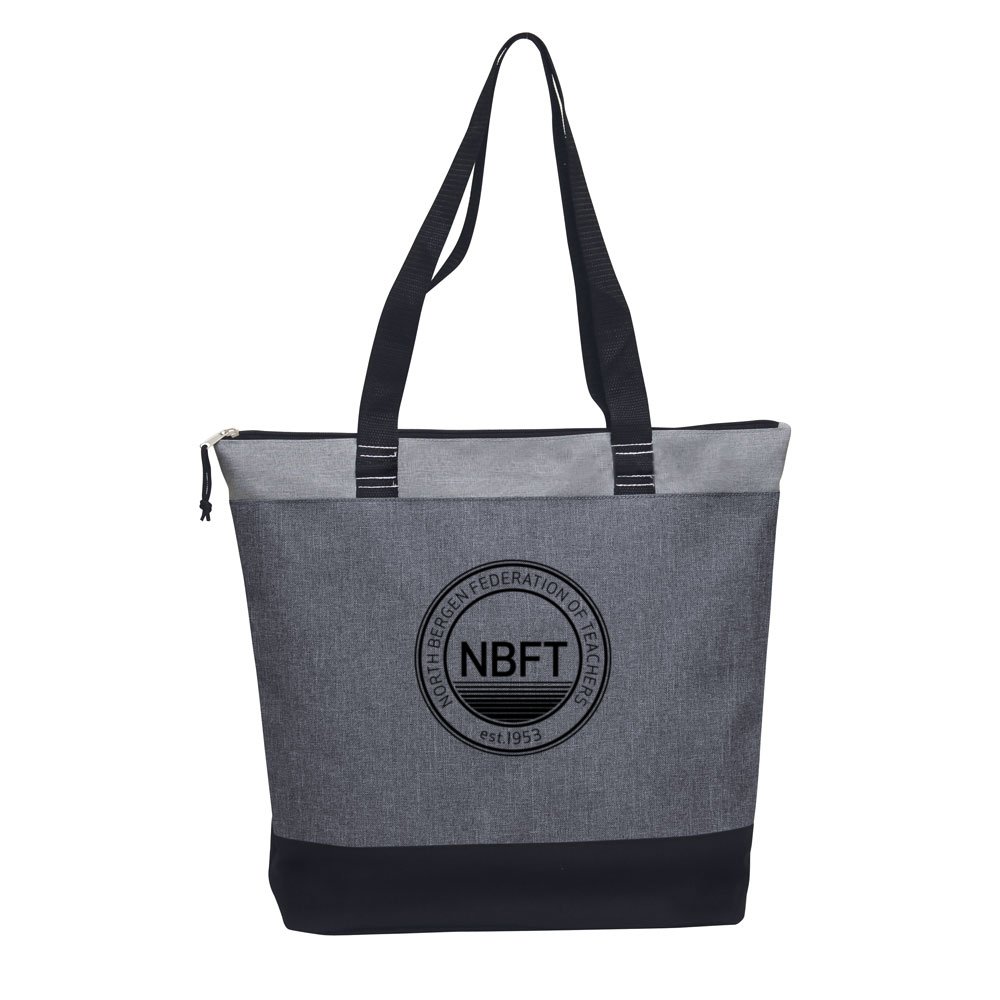 lightweight tote bag with zipper